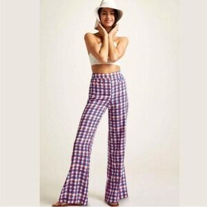 Anthro Plaid Pants size 4